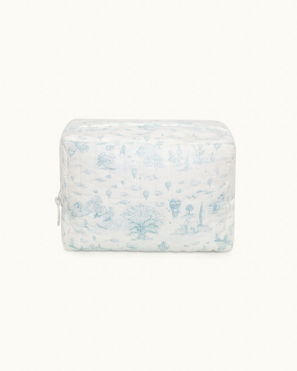 Ace Toile De Jouy Wash Bag - Blue